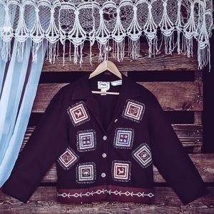 Country Wears Casual Black Button Down Size M (B2)